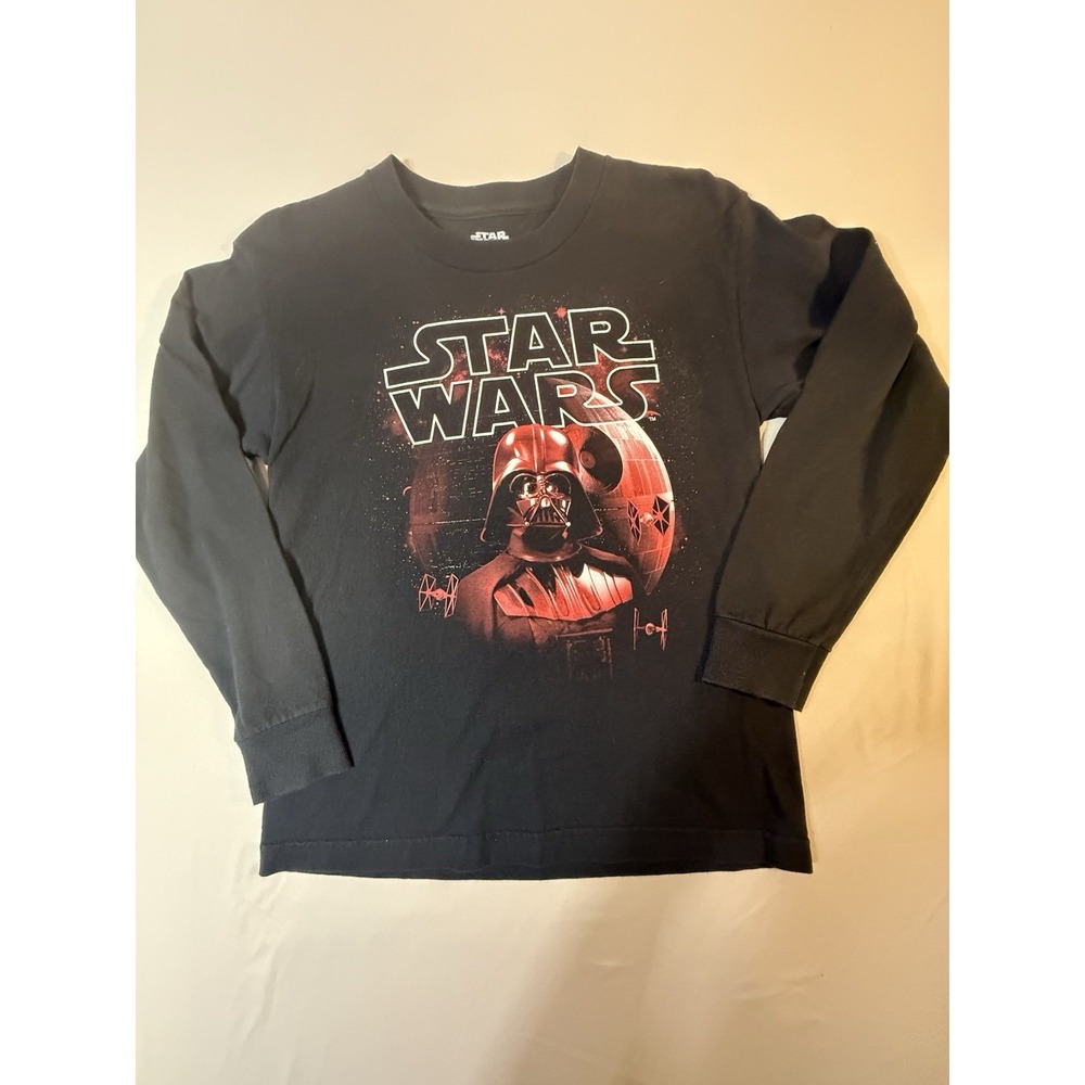 Star Wars  Lack Long Sleeve Tee Unisex Darth Vader Size M 8/10